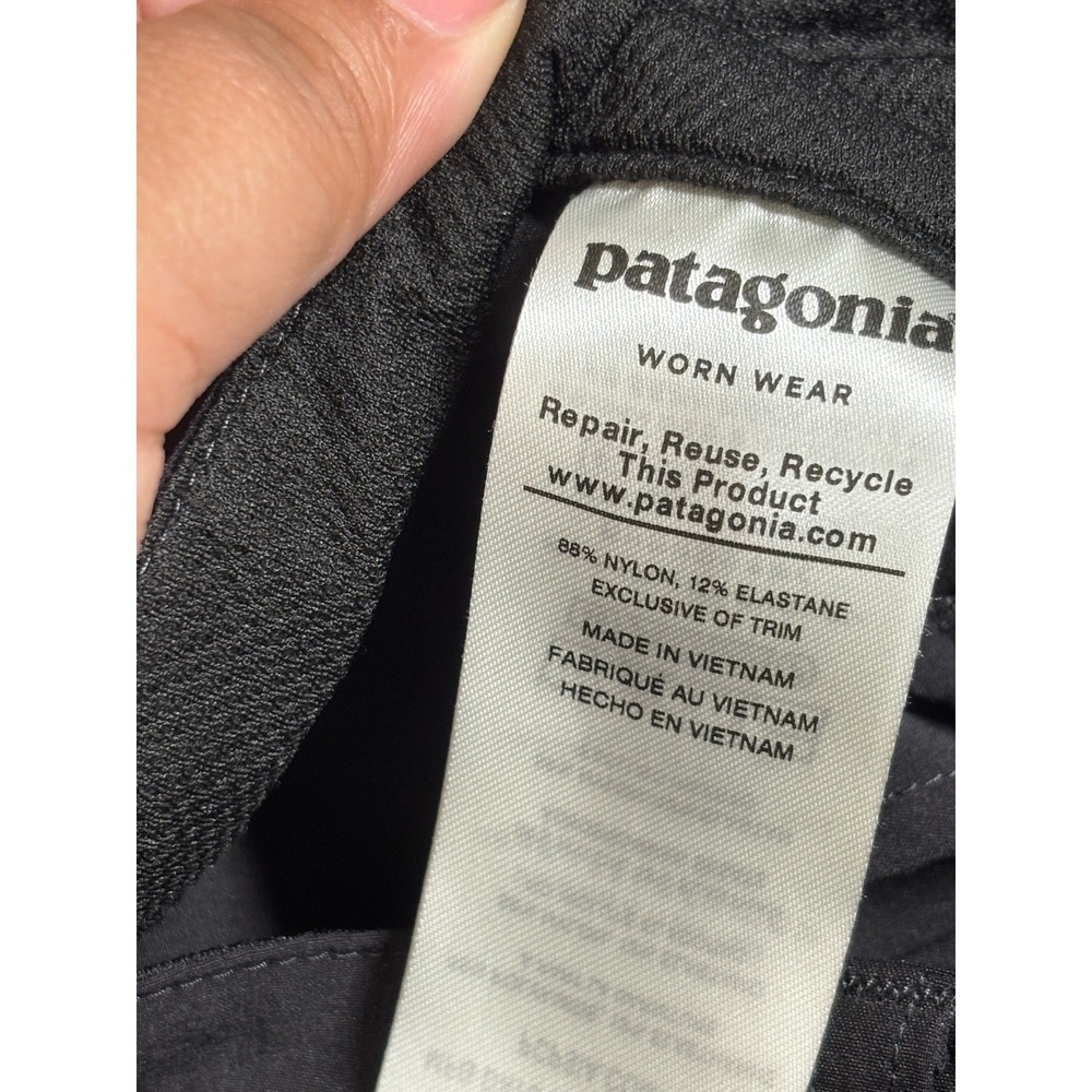 Patagonia Womens Size 6 Grey Brown Hiking Cargo Pants Ankle Zip Worn Wear Slim - Picture 3 of 12